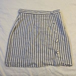 Striped forever 21 skirt
